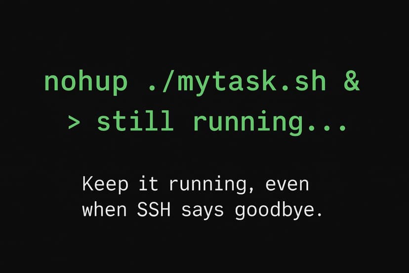 Cover image for Mastering Long-Running Tasks on Linux: Discovering the Magic of nohup